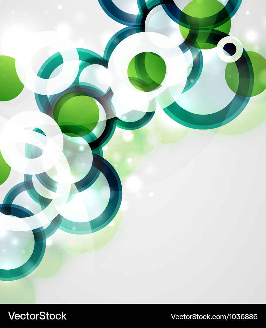 Abstract circles background Vector Image