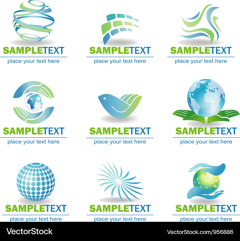 Eco Elements & Symbols vector image
