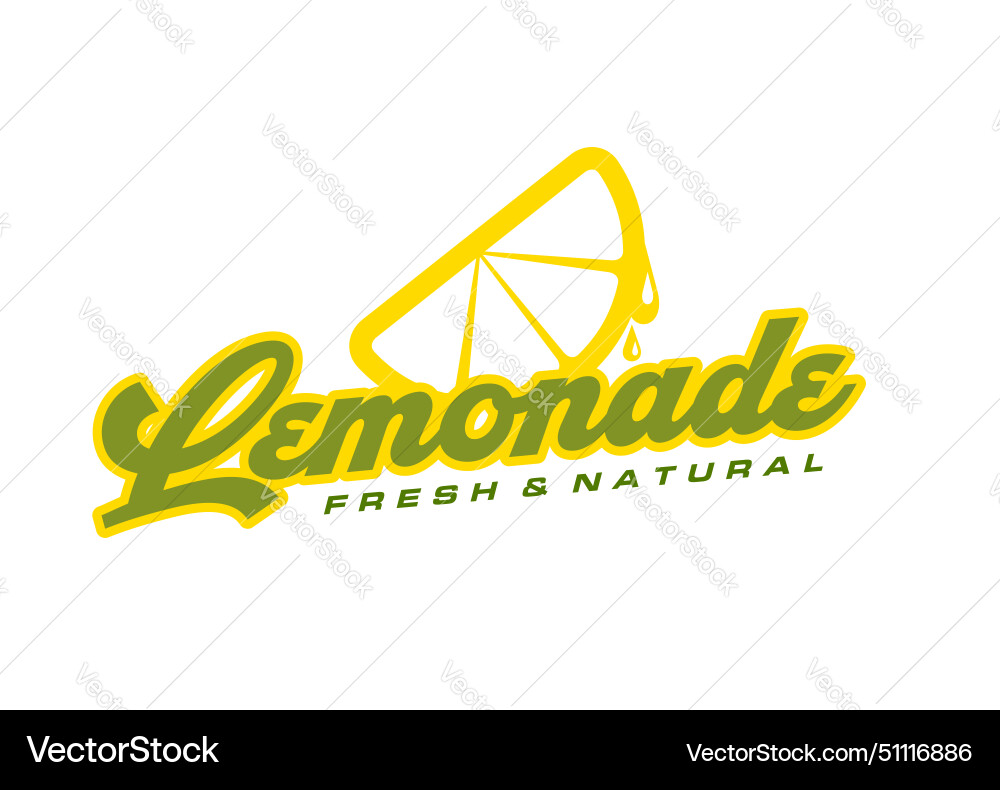 Lemonade drink icon lemon fruit juice symbol Lemonade drink icon lemon fruit juice symbol vector image