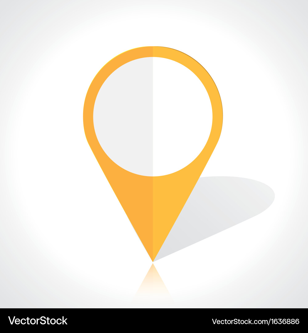 Pointer Icon - Location Marker vector image