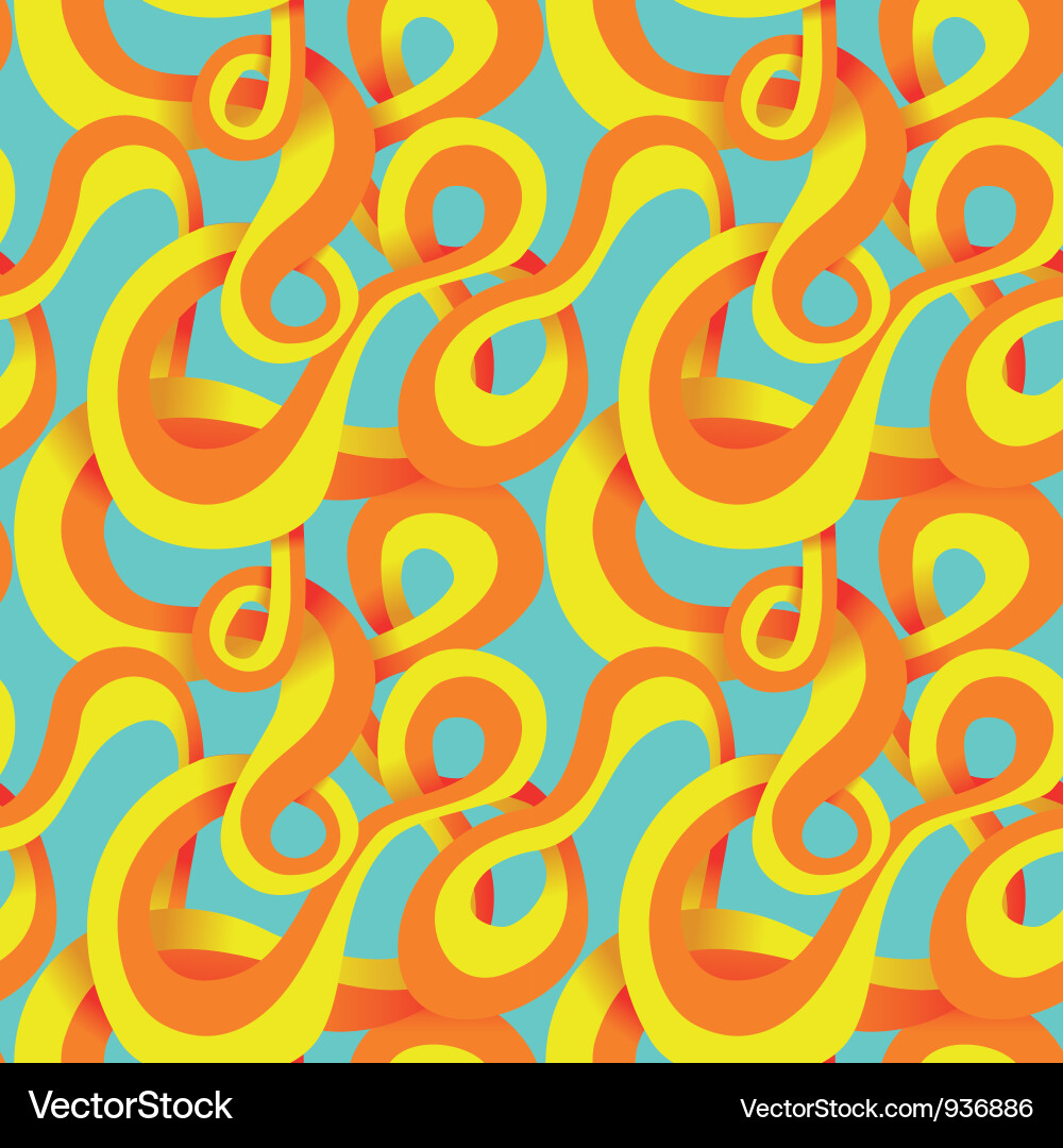 Psychedelic Swirl Pattern vector image