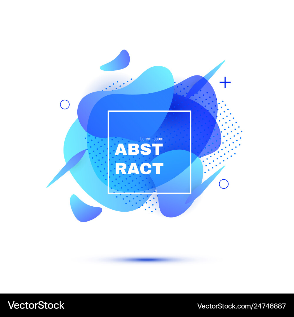 Gradiente geometrische Banner mit flüssigen Formen Gradiente geometrische Banner mit flüssigen Formen vektorbild