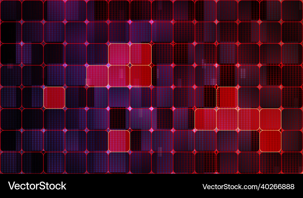 Abstract technology binary code dark red vector image