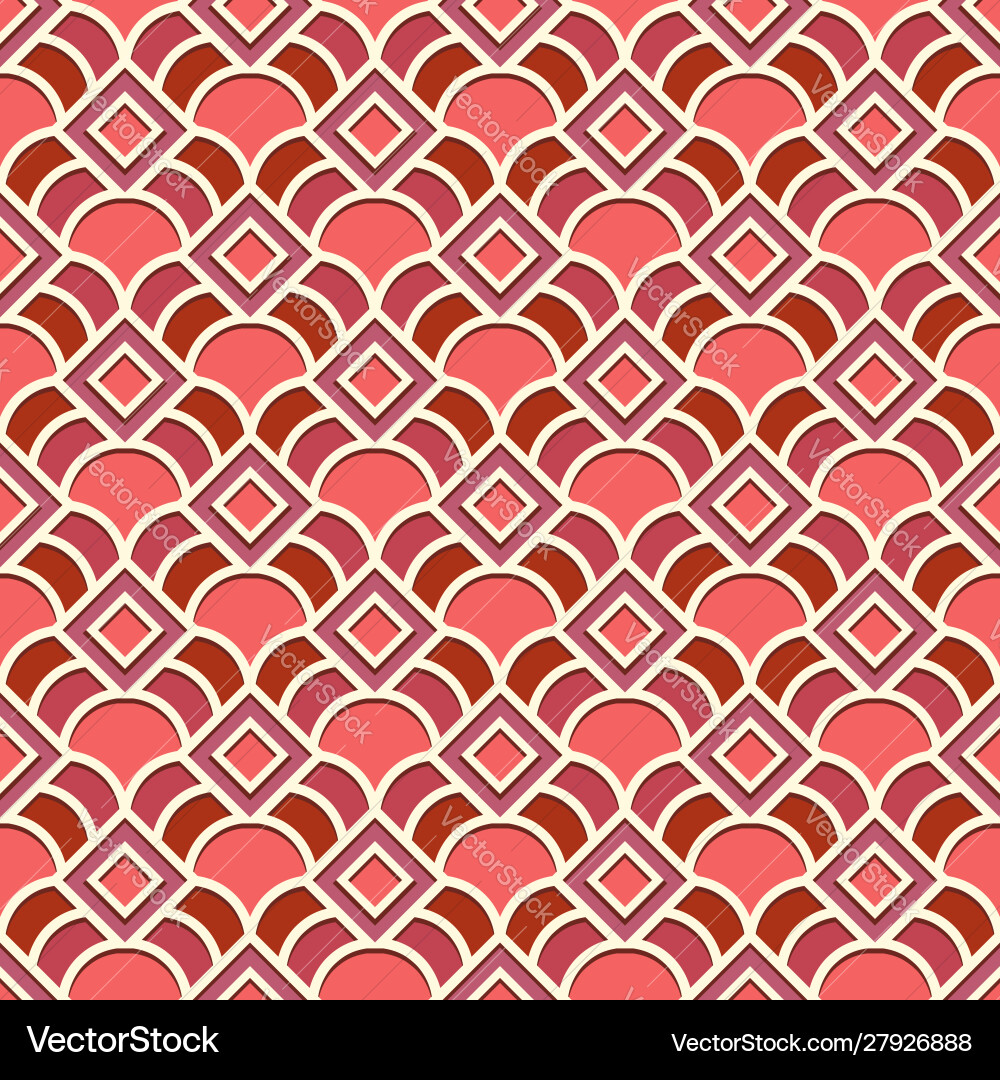 Geometric Check Pattern vector image