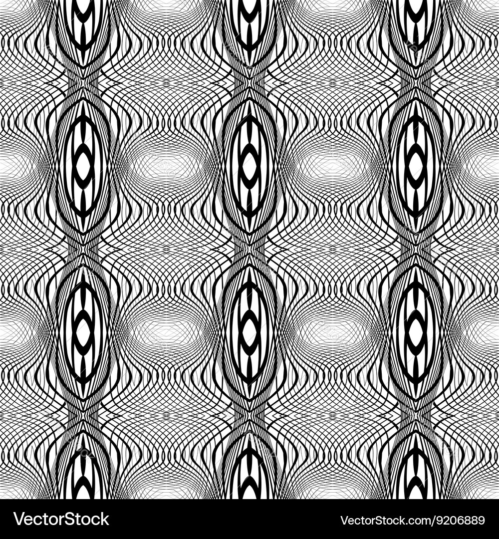 Design seamless monochrome grid pattern Vector Image