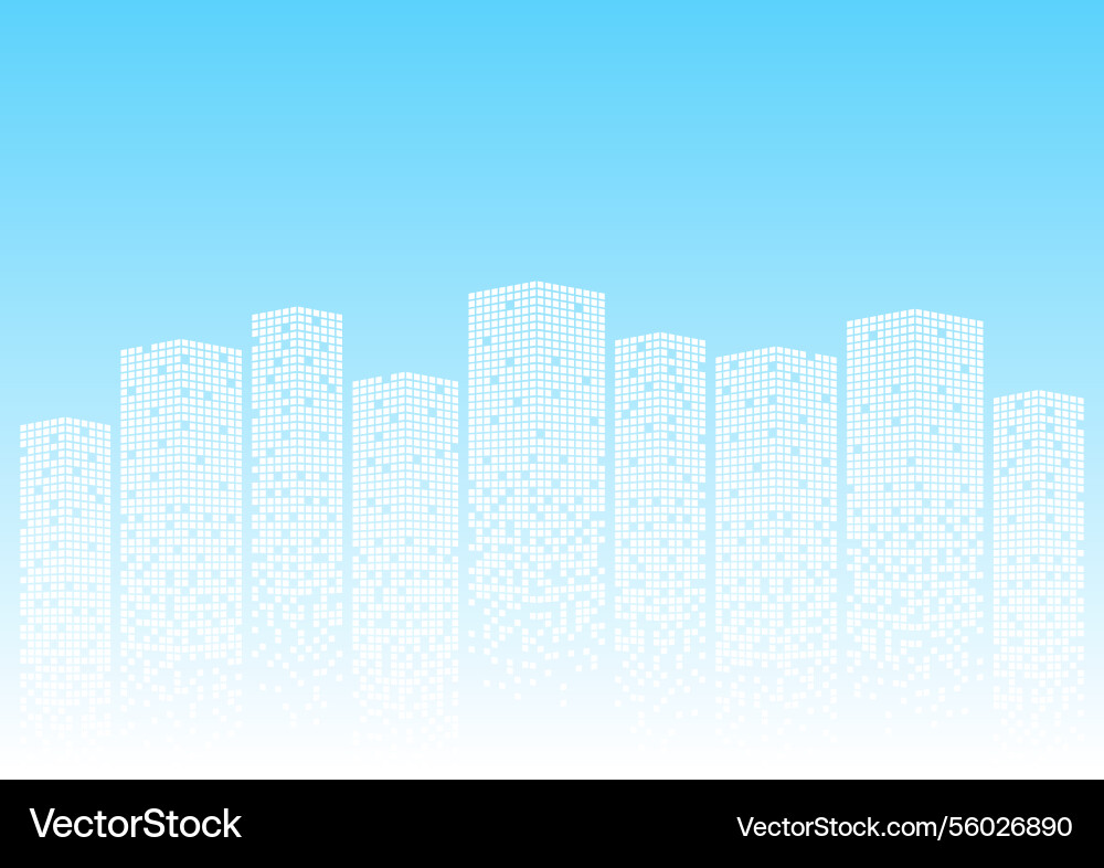 Building background skyscraper vector image