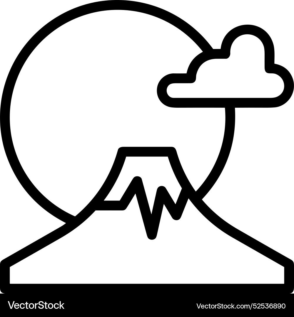 Cloud storage icon symbol image of the hosting Vector Image
