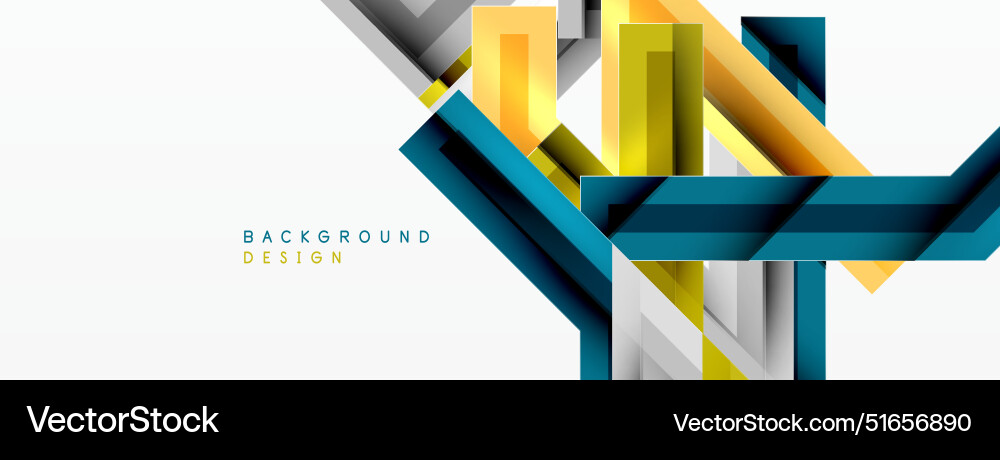Line zig zag dynamic geometric abstract background Vector Image
