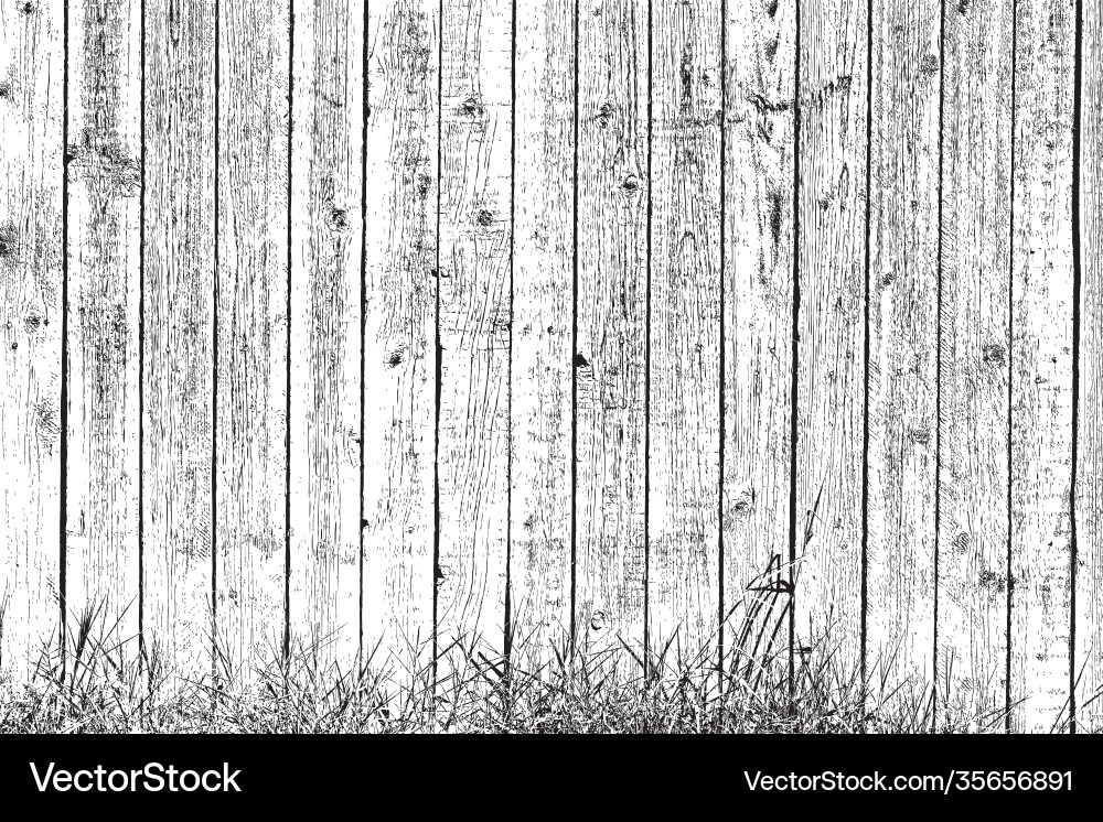 Grass and planks Grass and planks vector image