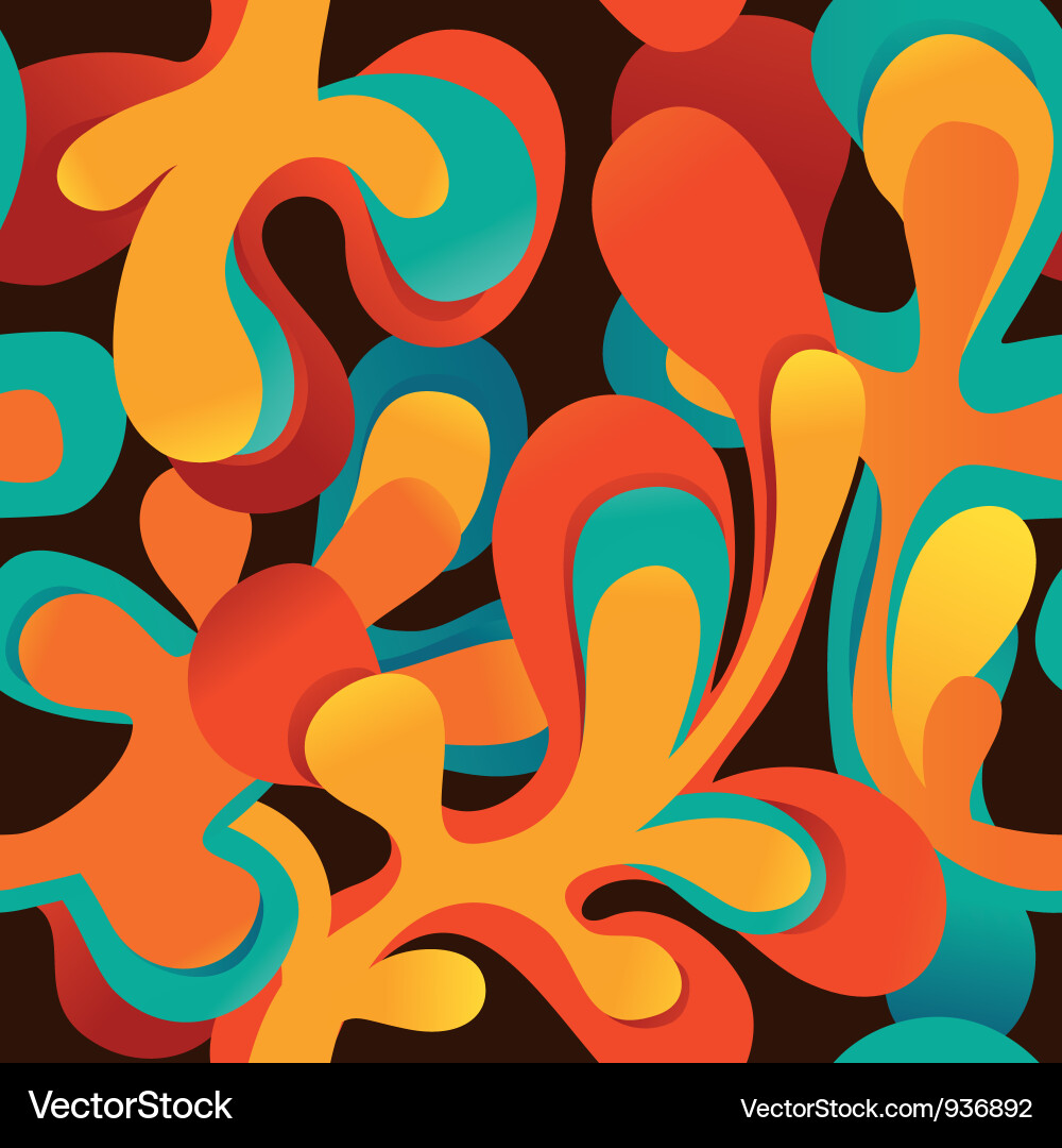 Abstract Splash Pattern Vector Image