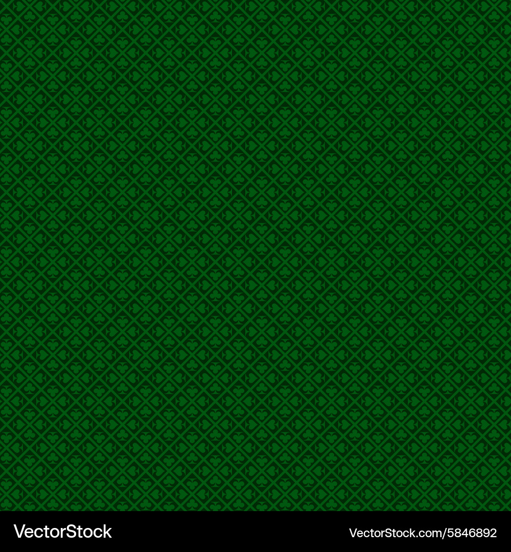 Green Poker Diamond Casino Background vector image
