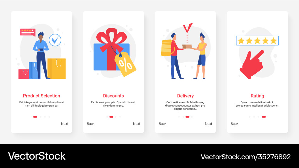 Shopping online discounts sales order Shopping online discounts sales order Vector Image