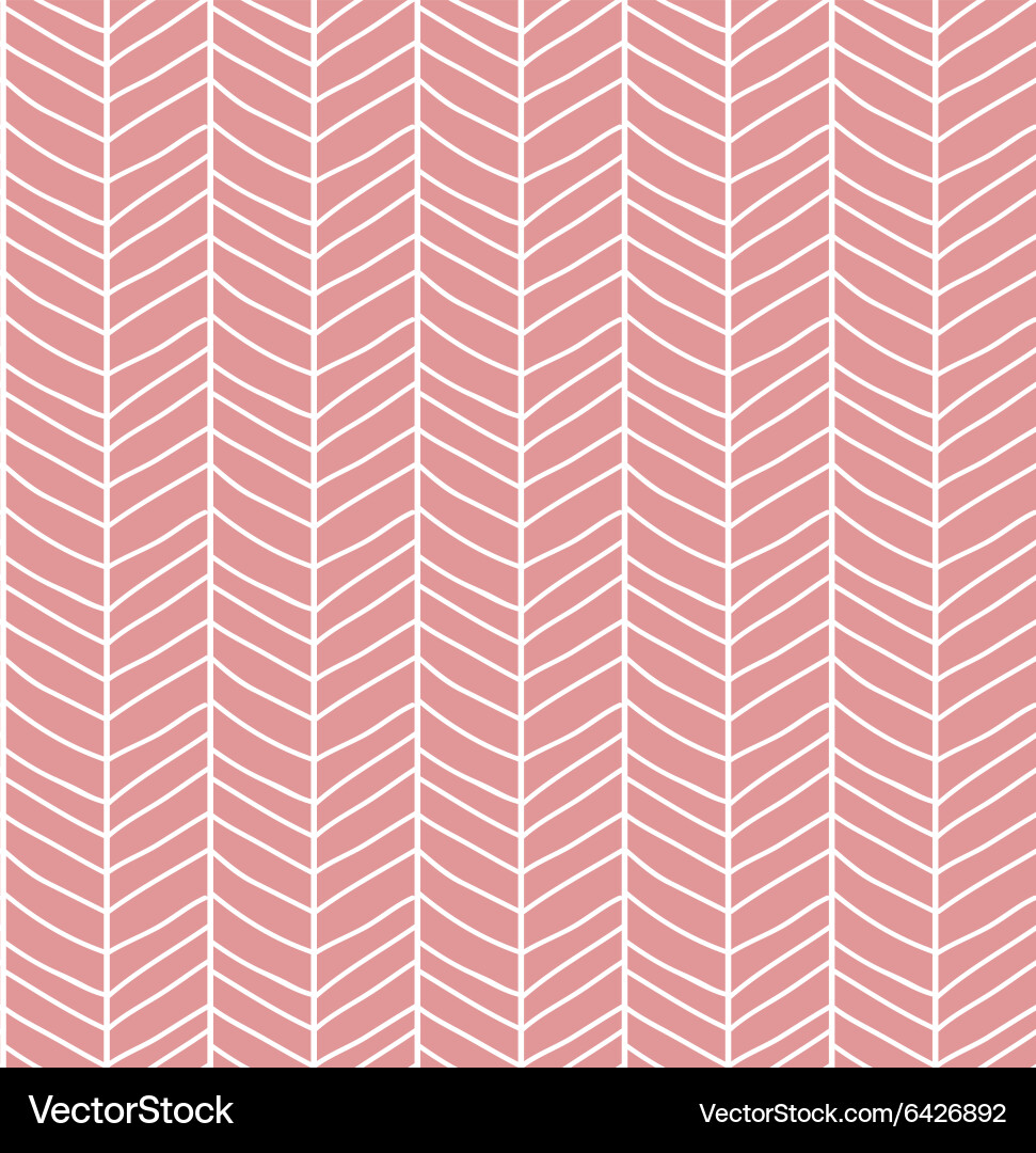 White Chevron Line Grid Pattern vector image