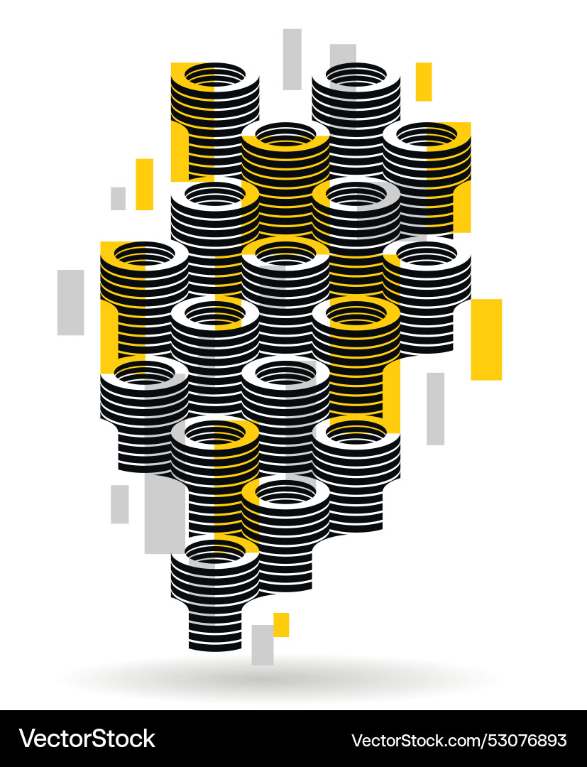 Abstract modern architecture geometric background Abstract modern architecture geometric background vector image