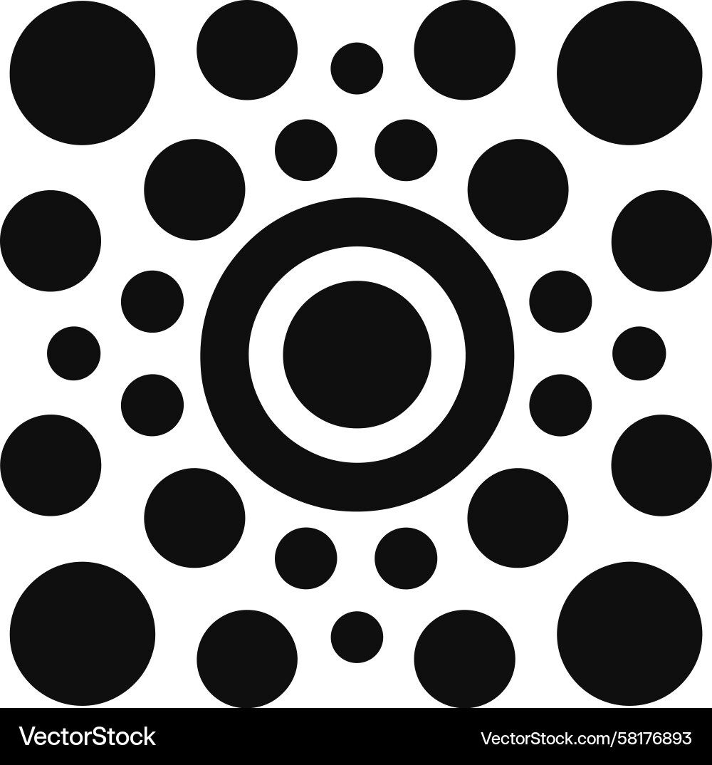 Circular Abstraction Vector Image