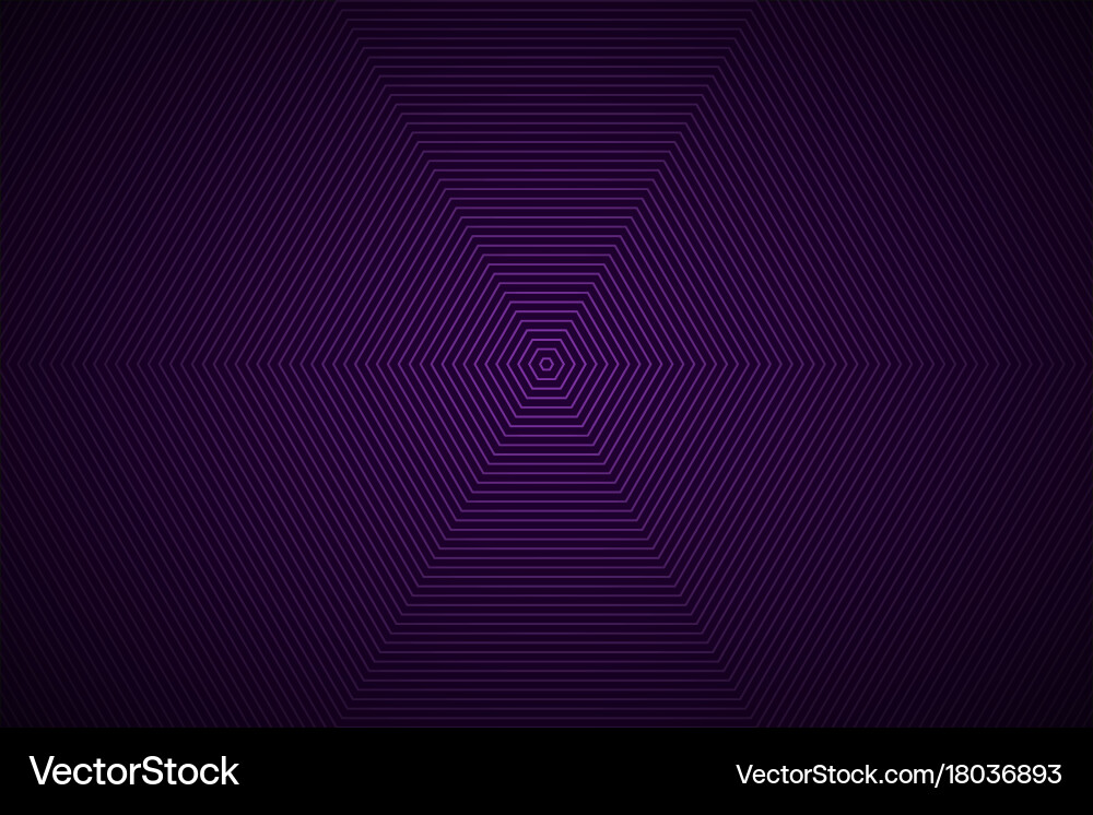 Purple Hexagonal Abstract Background vector image