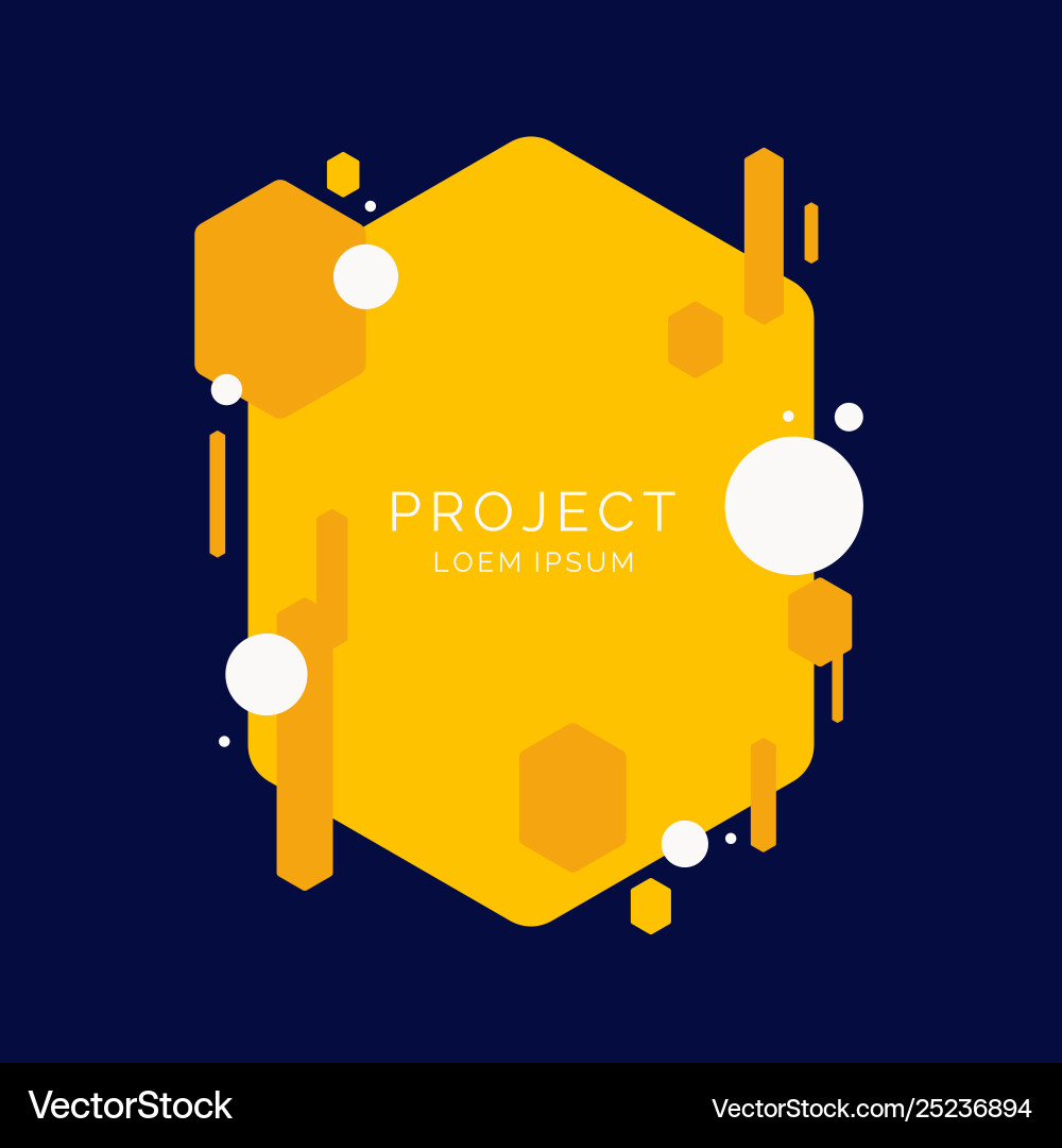 Abstract geometric background with triangles vector image