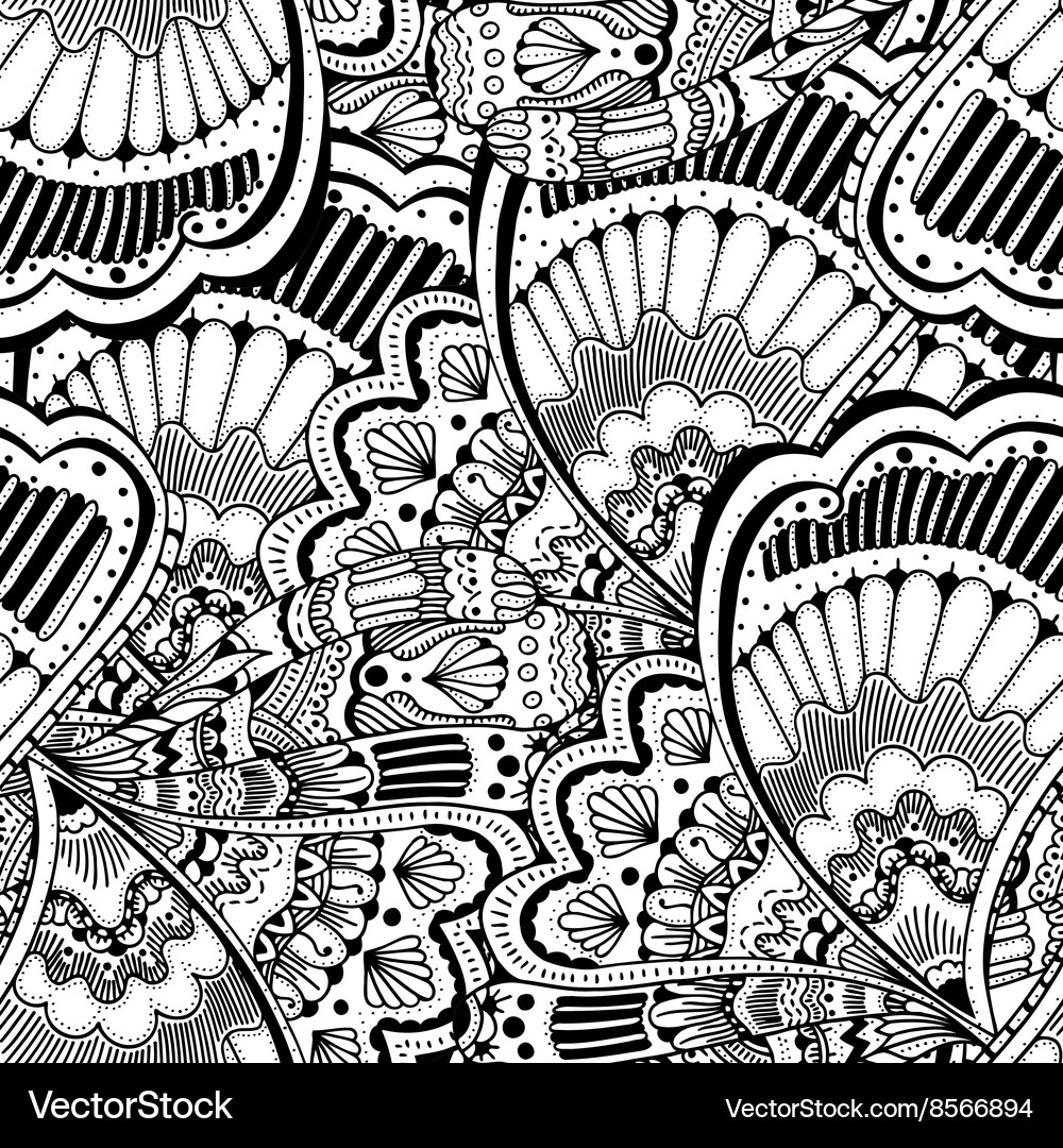Seamless pattern with ethnic elements Vector Image