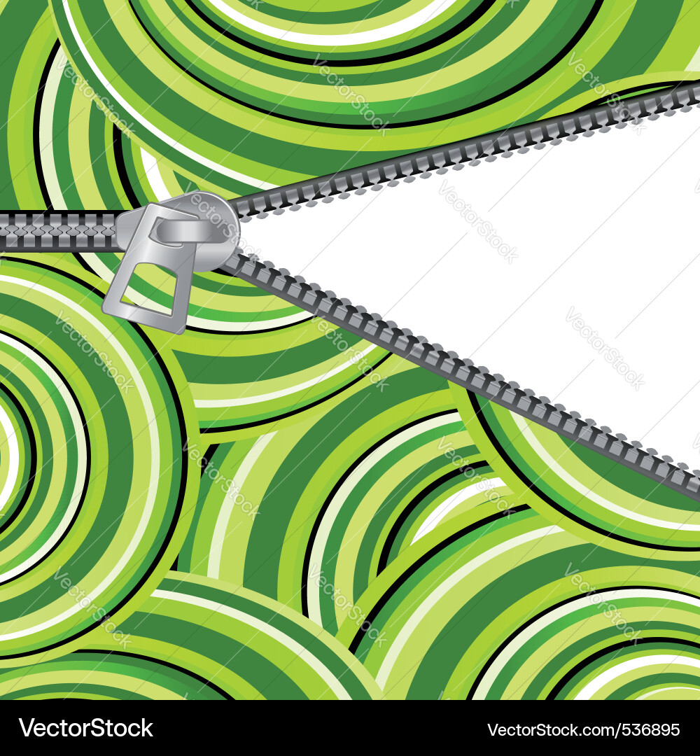Abstract Zipper Pattern Vector Image