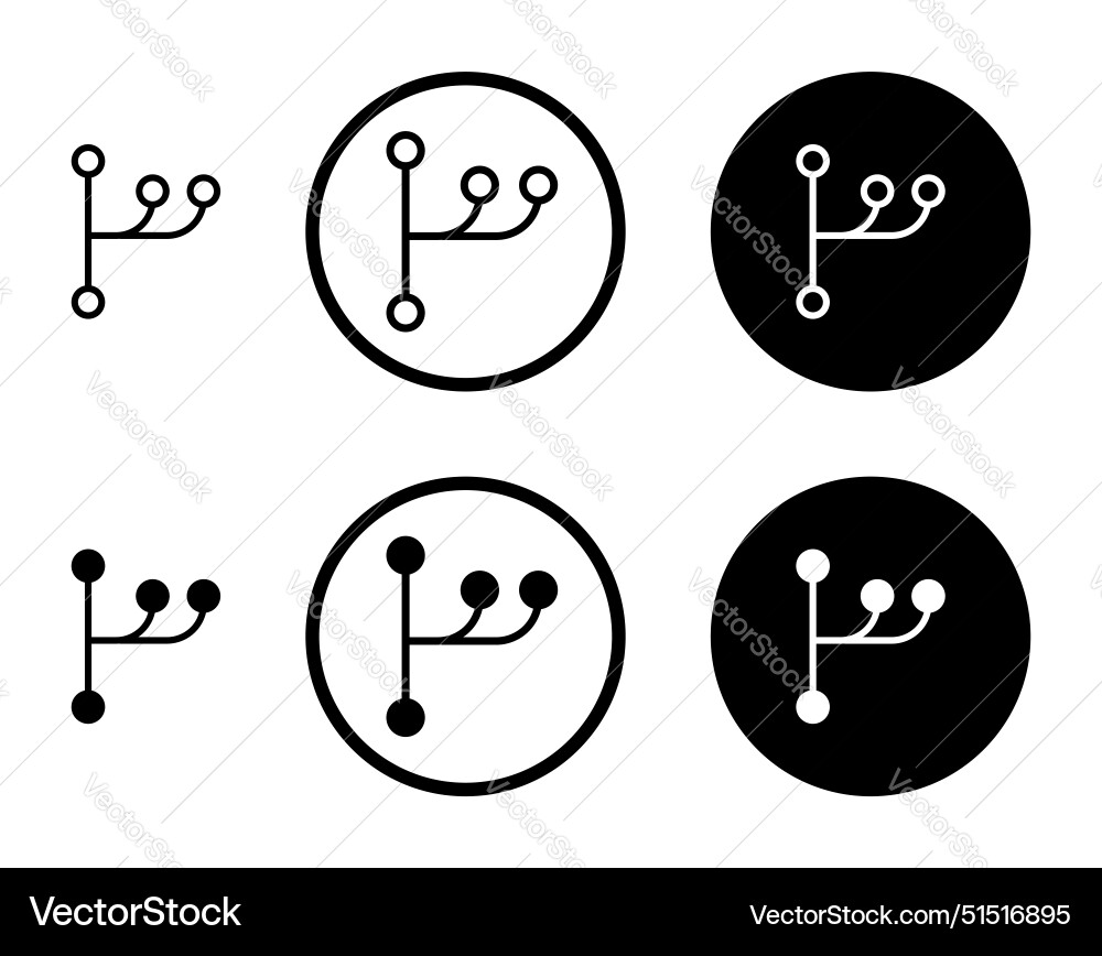 Code branch icon vector image