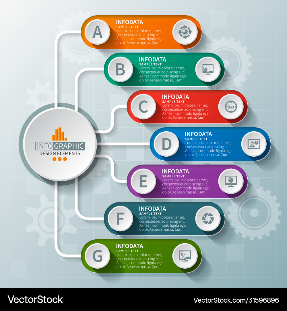 Abstract 3d Papier Infografiken Business Template Abstract 3d Papier Infografiken Business Template vektorbild