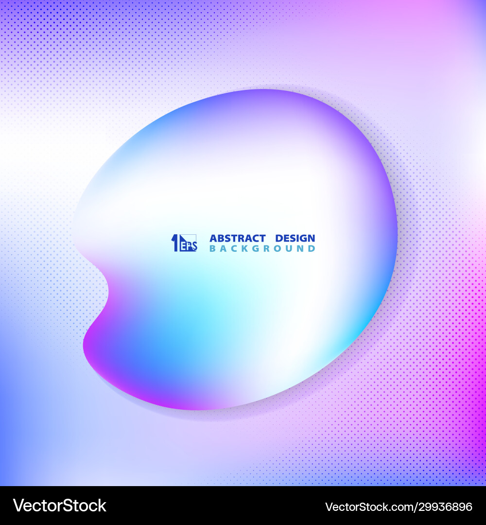 Abstract gradient colorful tech design element Abstract gradient colorful tech design element vector image