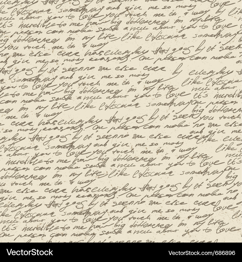 Antique Script Background vector image