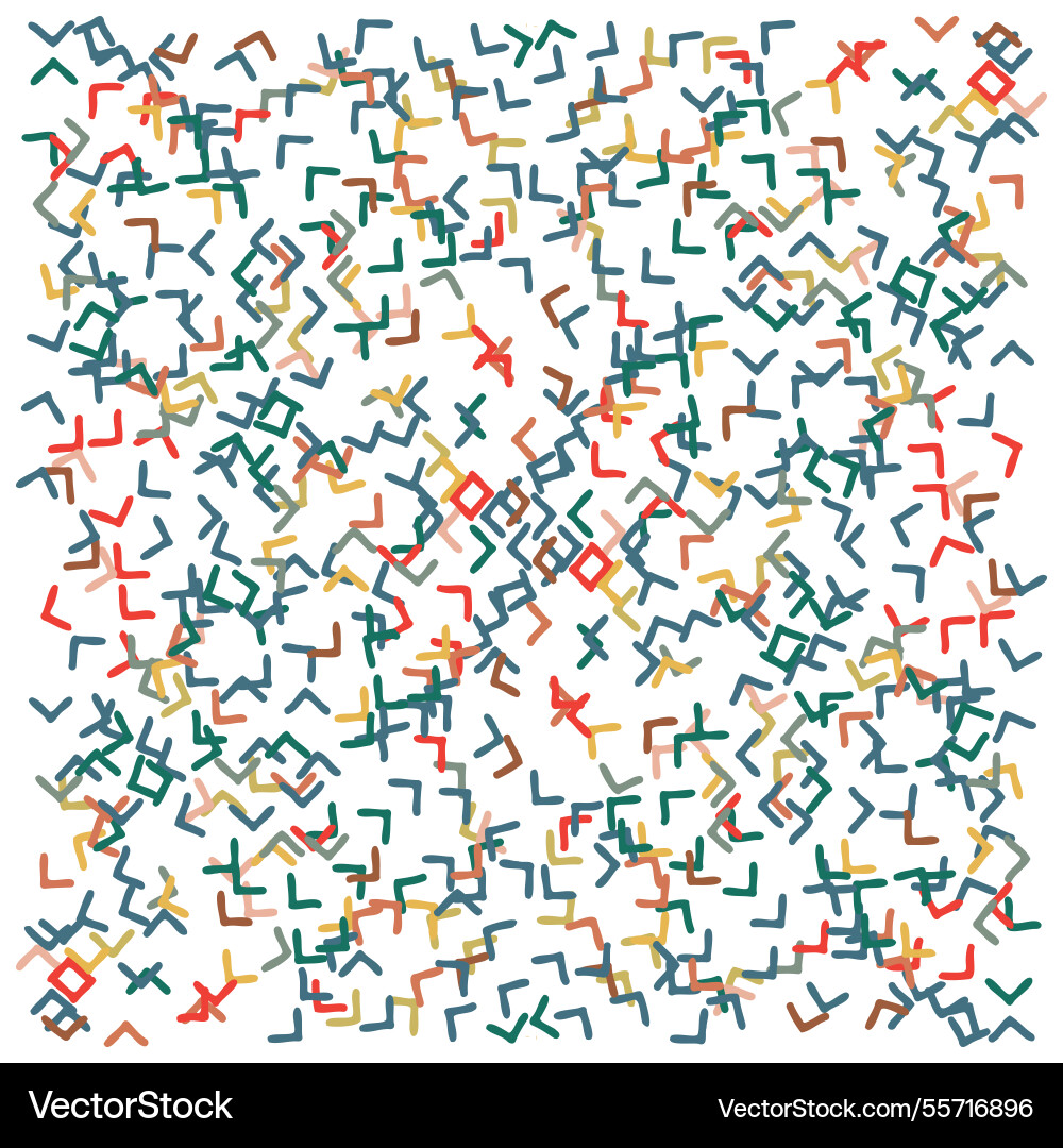 Repeat abstract pattern of overlapping lines vector image
