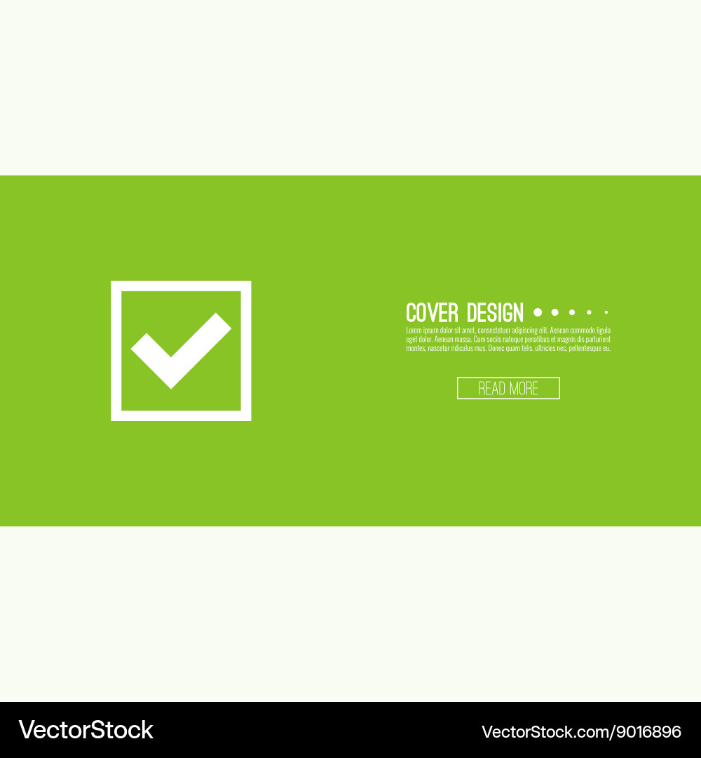 Set buttons with check marks Vector Image