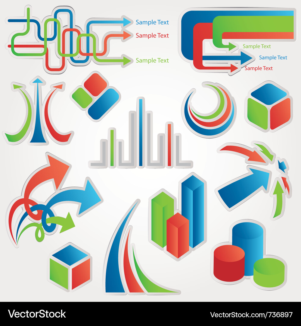 Abstract design elements Vector Image