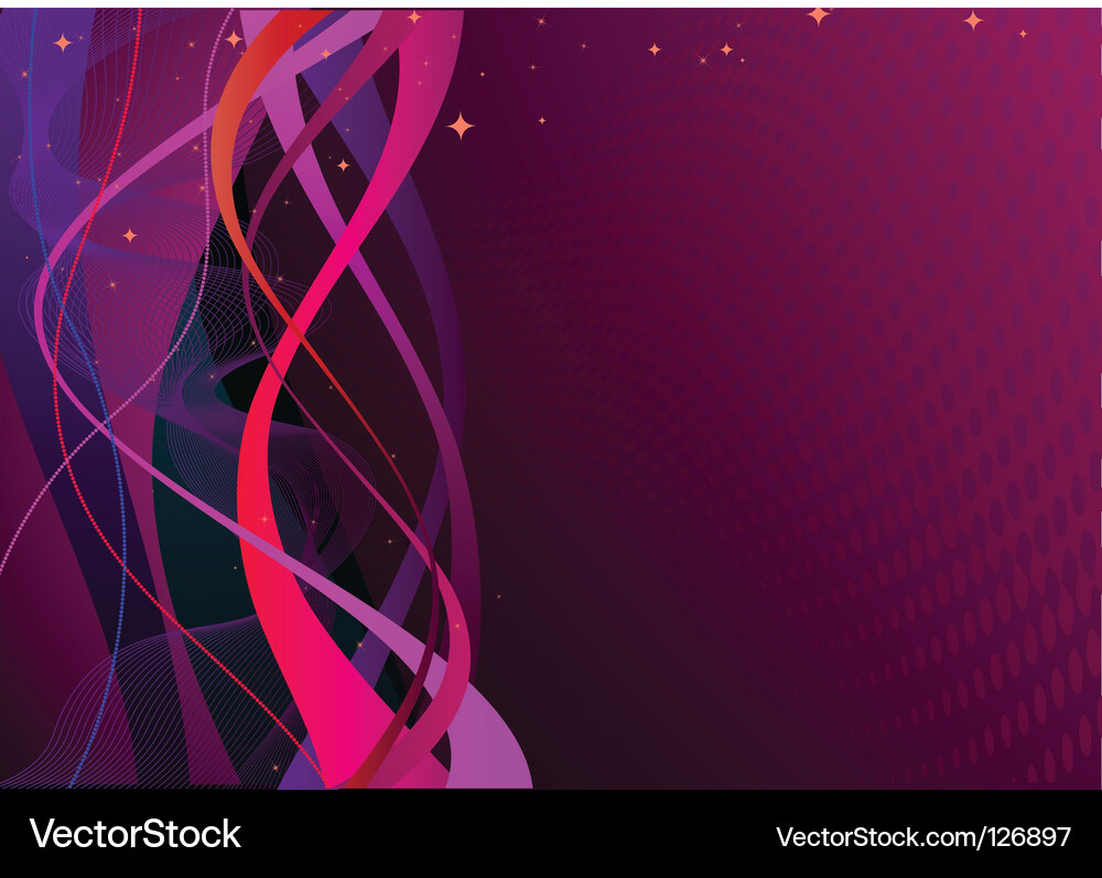 Abstract Violet Swirl Background Vector Image