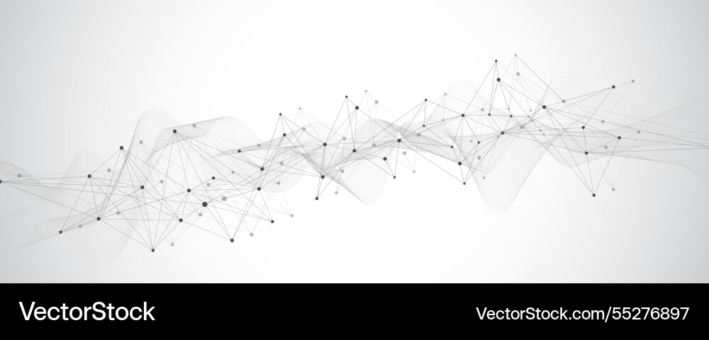 Global network connection banner design template Global network connection banner design template vector image