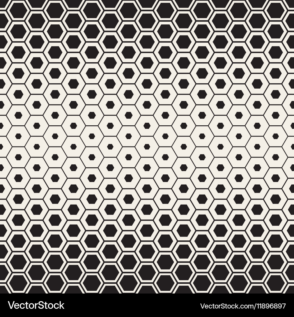 Honeycomb Gradient Pattern vector image