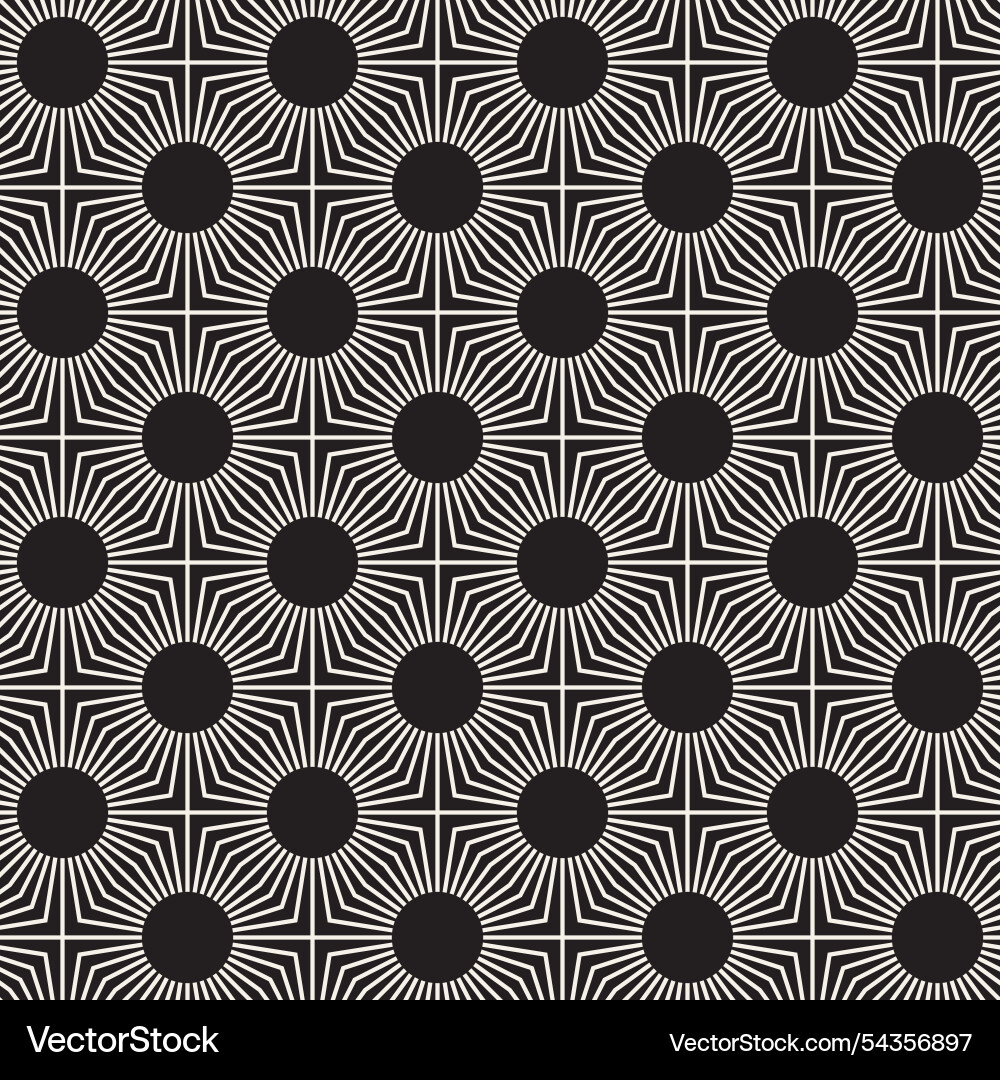 Seamless pattern repeating geometric elements Seamless pattern repeating geometric elements vector image