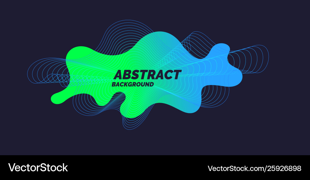 Abstract background with dynamic waves Abstract background with dynamic waves Vector Image