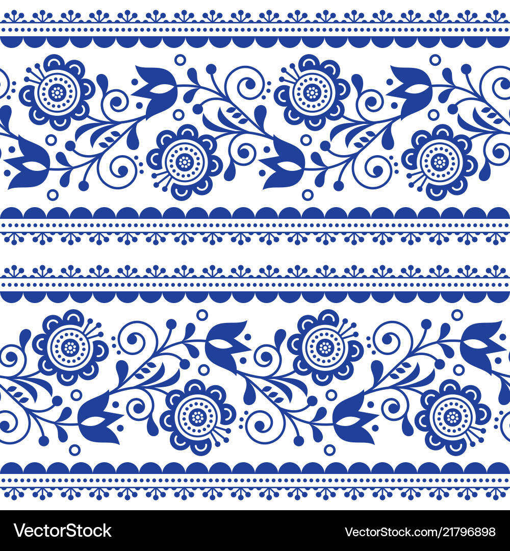Scandinavian seamless pattern Royalty Free Vector Image