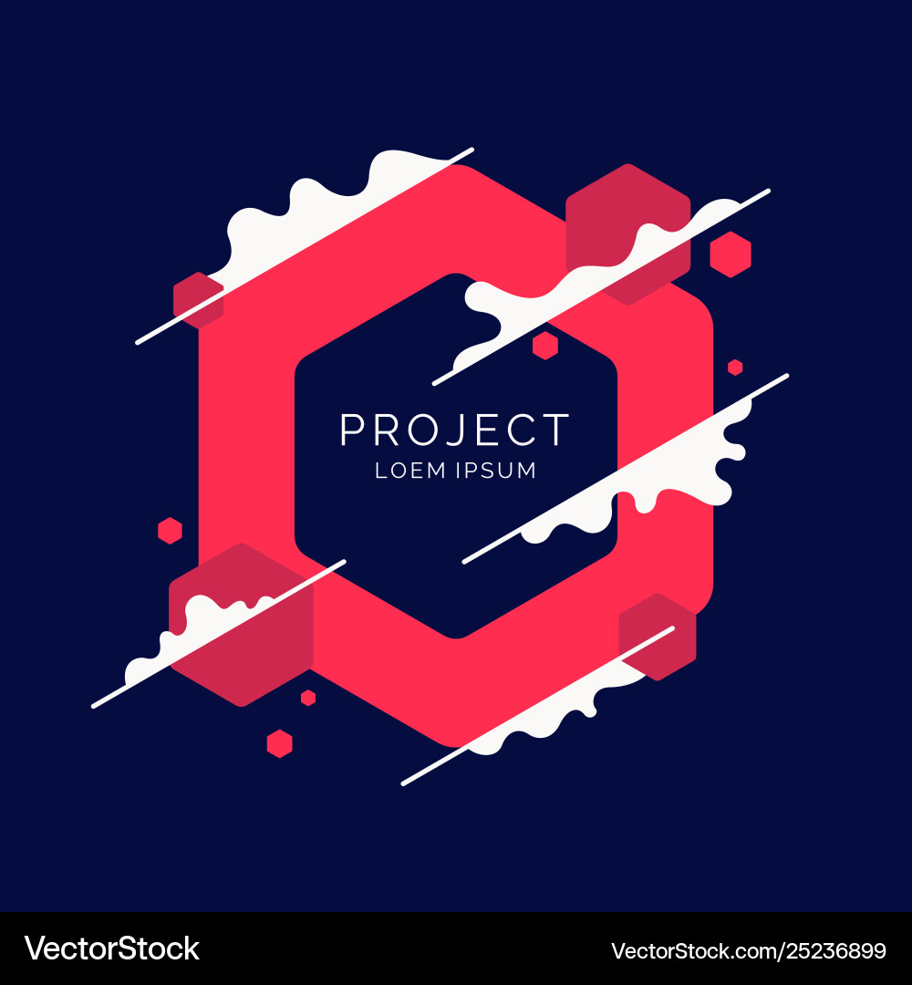 Abstract background with dynamic splash vector image