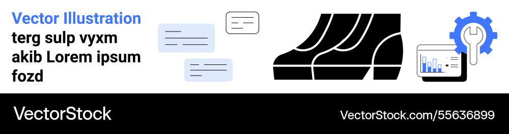 Workflow automation with technology integration Workflow automation with technology integration vector image