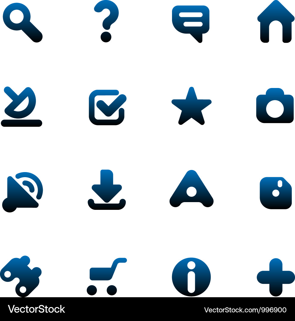 Buttons for website Vector Image