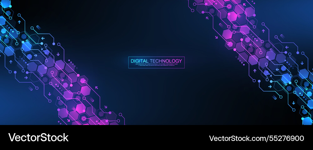 Digital tech motherboard texture design software Vector Image