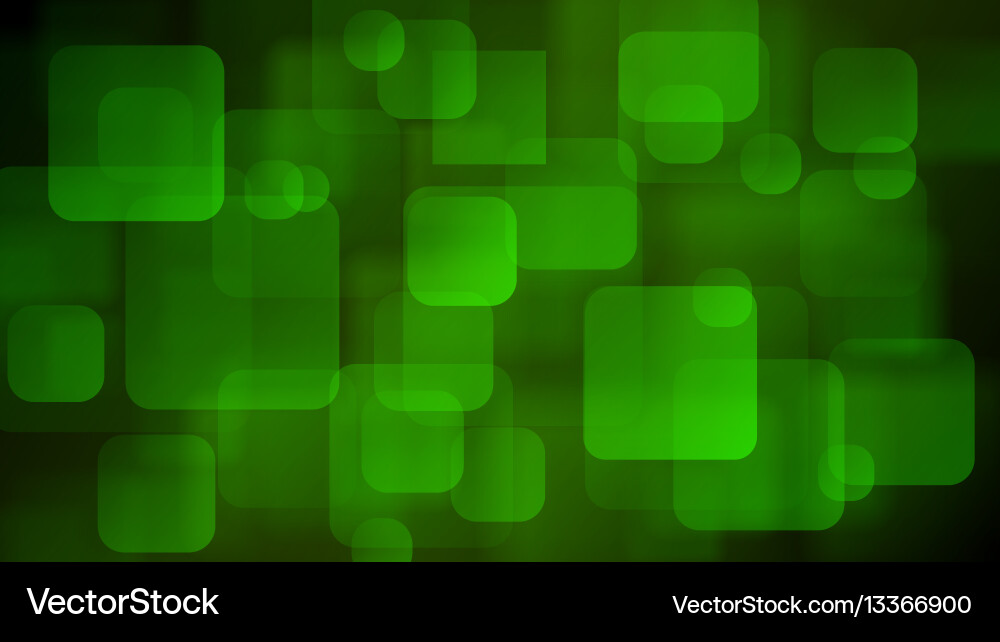 Green Abstract Square Background vector image