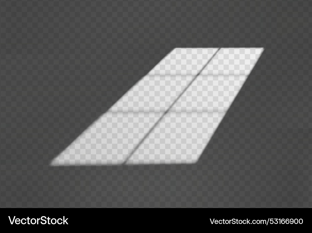 Light effect shadow overlay from rectangular Light effect shadow overlay from rectangular vector image