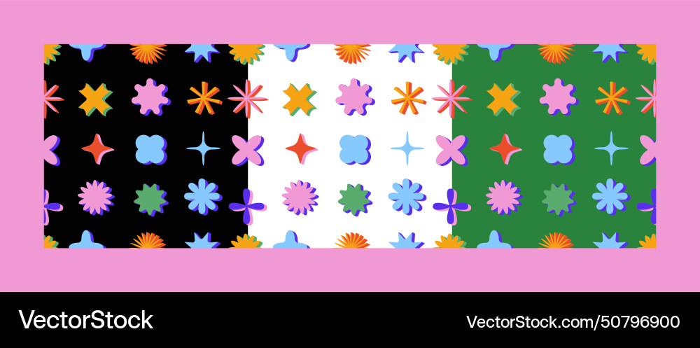 Set of different geometric shapes and elements Set of different geometric shapes and elements vector image