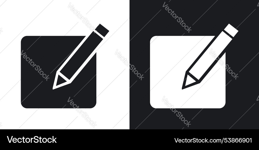Edit button icon set Edit button icon set vector image