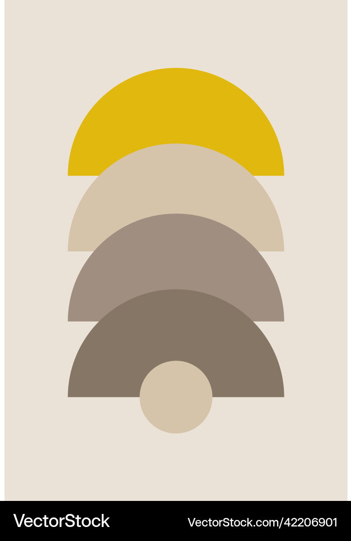 Geometry a minimalist poster with simple shape Geometry a minimalist poster with simple shape vector image