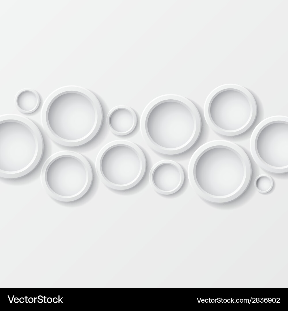 Abstract background with circles vector image