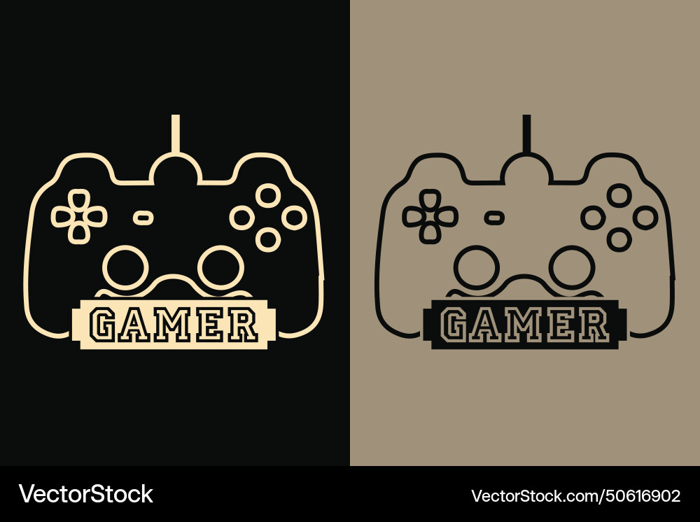 Gamer Royalty Free Vector Image - VectorStock