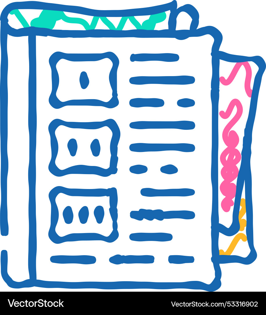 Tutorial Book Icon Vector Image