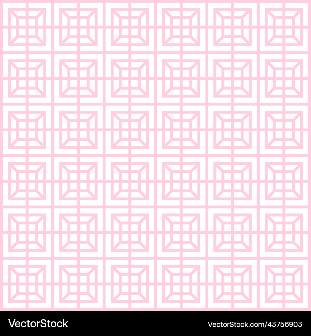 Geometric pattern seamless square simple vector image