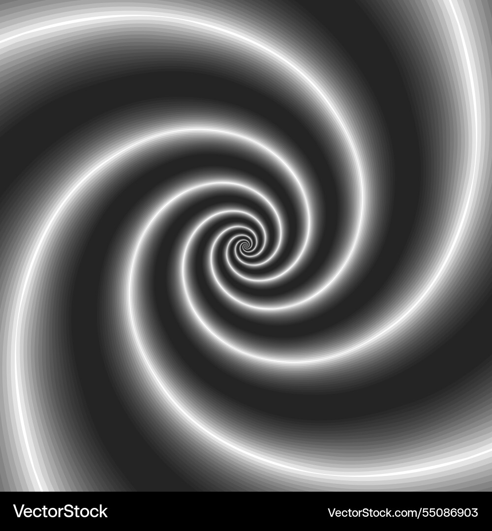 Hypnotic spiral background psychedelic Royalty Free Vector